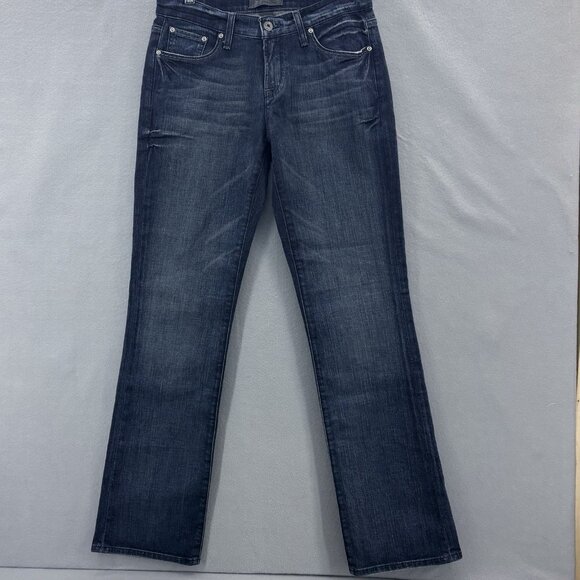 Lucky Brand Classic Rider Bootcut Jeans 6/28 Women’s Dark Wash, Mid-Rise Vintage - Picture 2 of 16